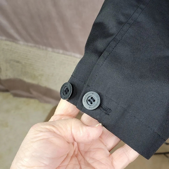 CLAIBORNE POLY TECH Men's Black Jacket Medium - Picture 4 of 8